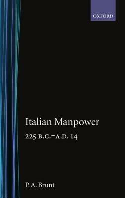 Italian Manpower 225 BC-AD 14 - P. A. Brunt - cover
