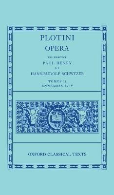 Plotinus II. Enneades IV et V - cover