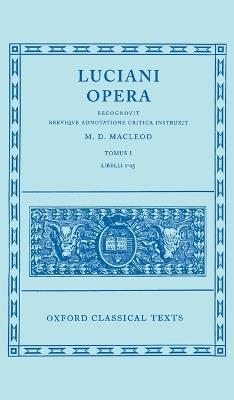 Lucian Opera Tomus I (Books I-XXV) - cover
