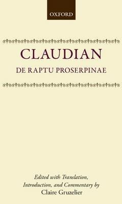 De Raptu Prosperpinae - Claudian - cover