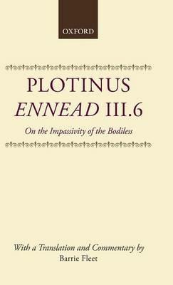 Ennead III.6: On the Impassivity of the Bodiless - Plotinus - cover