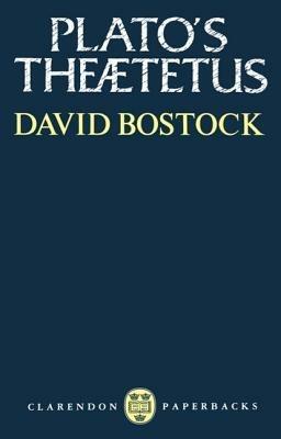 Plato's Theaetetus - David Bostock - cover
