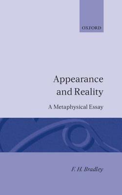 Appearance and Reality - F. H. Bradley - cover