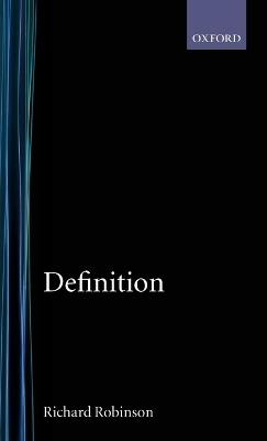 Definition - Richard Robinson - cover