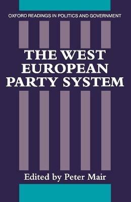 The West European Party System - cover