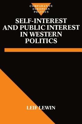 Self-Interest and Public Interest in Western Politics - Lewin - cover