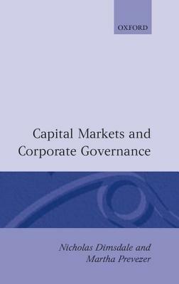 Capital Markets and Corporate Governance - cover