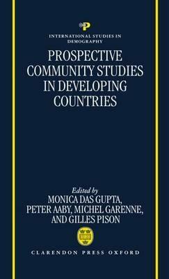 Prospective Community Studies in Developing Countries - cover