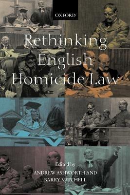 Rethinking English Homicide Law - cover