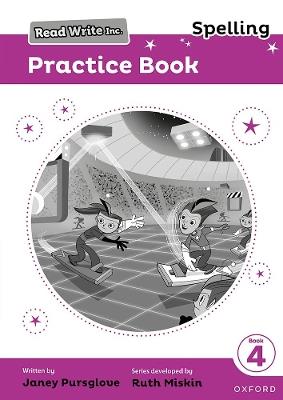 Read Write Inc. Spelling: Read Write Inc. Spelling: Practice Book 4 (Pack of 5) - Janey Pursglove,Jenny Roberts - cover