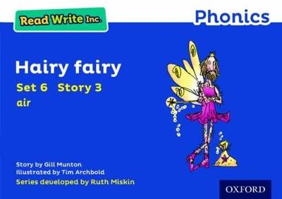 Read Write Inc. Phonics: Hairy Fairy (Blue Set 6 Storybook 3) - Gill Munton - cover