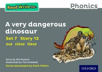 Read Write Inc. Phonics: A Very Dangerous Dinosaur (Grey Set 7 Storybook 12) - Gill Munton - cover