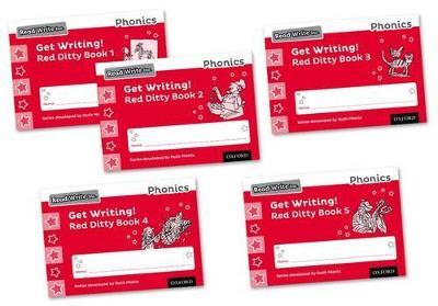 Read Write Inc. Phonics: Get Writing! Red Ditty Books 1-5 Mixed Pack of 5 - Ruth Miskin - cover