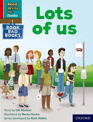 Read Write Inc. Phonics: Lots of us (Red Ditty Book Bag Book 8) - Gill Munton - cover
