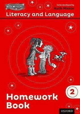 Read Write Inc.: Literacy & Language: Year 2 Homework Book Pack of 10 - Ruth Miskin,Janey Pursgrove,Charlotte Raby - cover