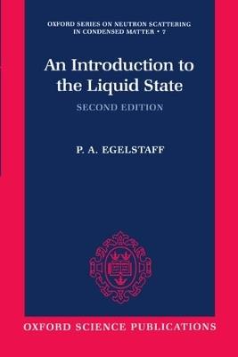 An Introduction to the Liquid State - Egelstaff - cover