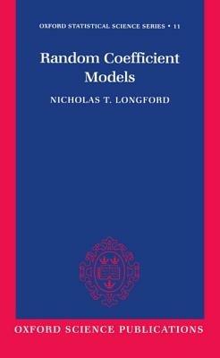 Random Coefficient Models - Nicholas T. Longford - cover