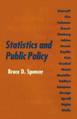 Statistics and Public Policy - Bruce D. Spencer - cover
