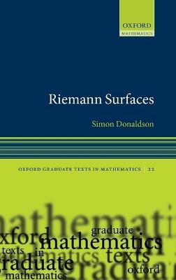Riemann Surfaces - Simon Donaldson - cover