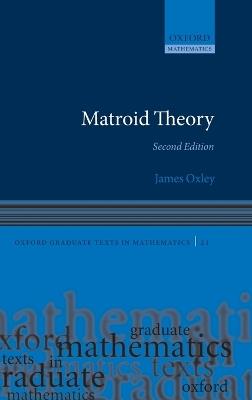 Matroid Theory - James Oxley - cover