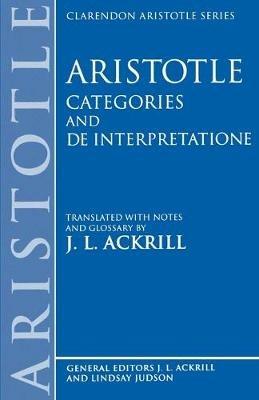 Categories and De Interpretatione - Aristotle - cover