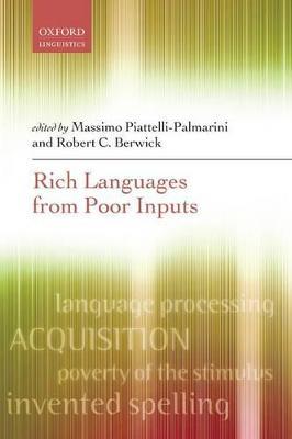 Rich Languages From Poor Inputs - cover