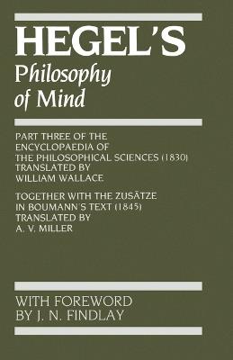 Hegel's Philosophy of Mind - G. W. F. Hegel - cover
