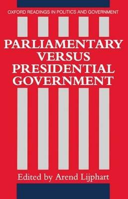 Parliamentary versus Presidential Government - cover
