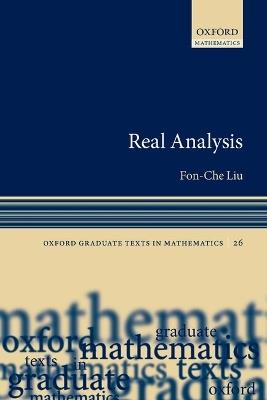 Real Analysis - Fon-Che Liu - cover