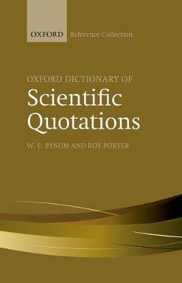 Oxford Dictionary of Scientific Quotations - cover