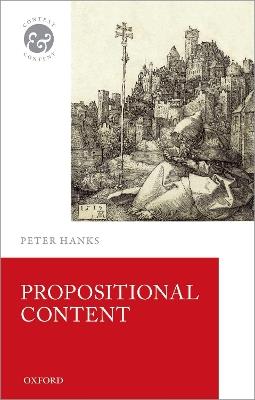 Propositional Content - Peter Hanks - cover