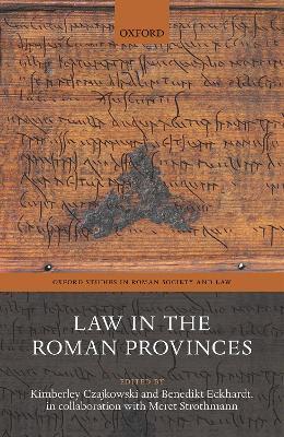 Law in the Roman Provinces - cover