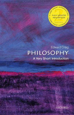 Philosophy: A Very Short Introduction - Edward Craig - cover