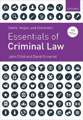 Smith, Hogan, and Ormerod's Essentials of Criminal Law - John Child,David Ormerod - cover