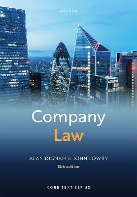 Company Law - Alan Dignam,John Lowry - cover