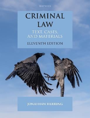Criminal Law: Text, Cases, and Materials - Jonathan Herring - cover