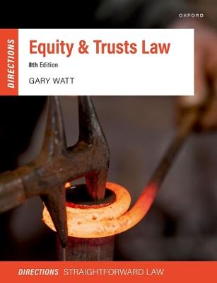 Equity & Trusts Law Directions - Gary Watt - cover