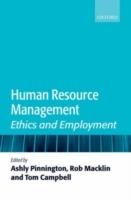 Human Resource Management: Ethics and Employment - cover
