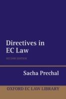 Directives in EC Law - Sacha Prechal - cover