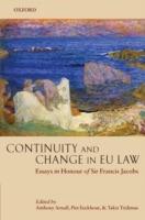 Continuity and Change in EU Law: Essays in Honour of Sir Francis Jacobs - cover