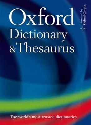 Oxford Dictionary and Thesaurus - Oxford Languages - cover