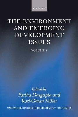 The Environment and Emerging Development Issues: Volume 1 - Karl-Göran Mäler - cover