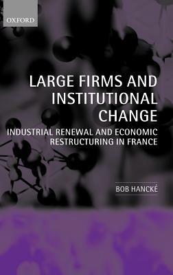 Large Firms and Institutional Change: Industrial Renewal and Economic Restructuring in France - Bob Hancké - cover