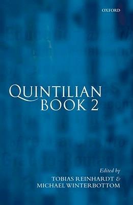 Quintilian Institutio Oratoria Book 2 - cover