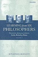 Learning from Six Philosophers, Volume 2: Descartes, Spinoza, Leibniz, Locke, Berkeley, Hume - Jonathan Bennett - cover