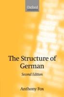 The Structure of German - Anthony Fox - cover