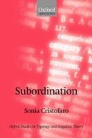 Subordination - Sonia Cristofaro - cover