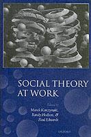 Social Theory at Work - cover