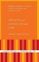 Speaking of Language and Law: Conversations on the Work of Peter Tiersma - Peter Tiersma - cover