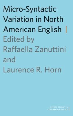 Micro-Syntactic Variation in North American English - cover